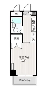 コーポラスノグチ【3階】の間取り