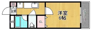 郡津マンション【2階】の間取り