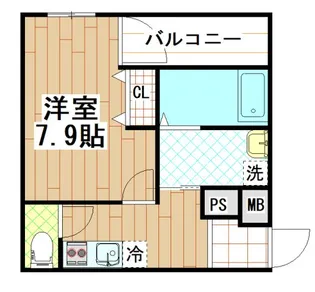フジパレス俊徳道III番館【1階】の間取り
