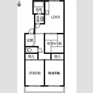 REGA INAZAWA【3階】の間取り