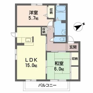 シャンテ葵【1階】の間取り