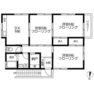 志村テラスハウス【2階】の間取り