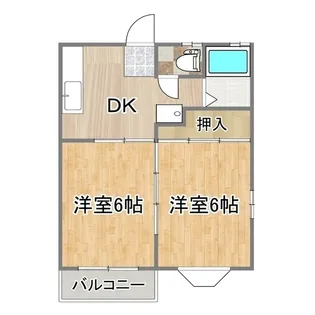 サン・クレスト東【2階】の間取り