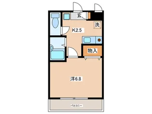 アスタリスク日吉【1階】の間取り
