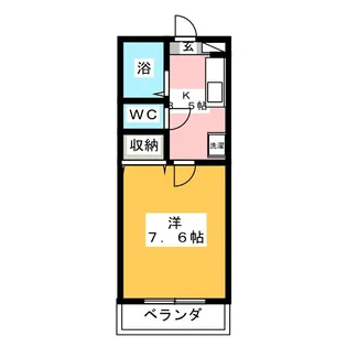 コートダジュール2番館【1階】の間取り