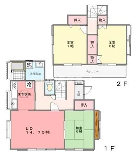 埼玉県川越市上戸新町【一戸建】の間取り
