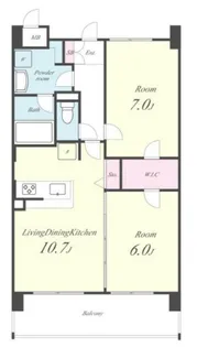 埼玉県戸田市大字新曽【マンション】の間取り