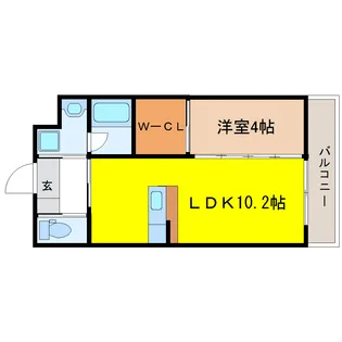 レユシール・オステート【2階】の間取り