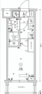 スカイコートヒルズ品川御殿山【1階】の間取り