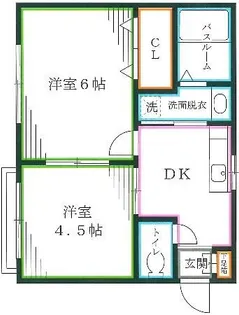 東京都杉並区和泉3【アパート】の間取り