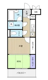 BES明大前コート【3階】の間取り