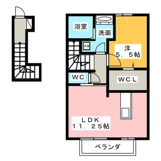 サニー鳥坂【2階】の間取り
