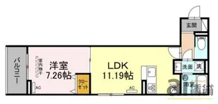 東京都練馬区中村南1【アパート】の間取り