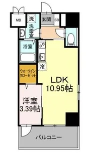 神奈川県横浜市中区伊勢佐木町7【マンション】の間取り