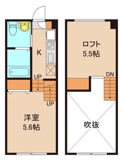 chalet+ 東中山【1階】の間取り