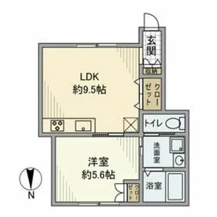 元和泉戸建【1階】の間取り