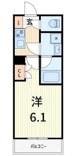 ブライズ高砂【1階】の間取り