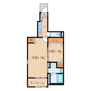 レジデンス・ジールの間取り