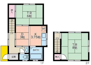 神奈川県横須賀市平作1【一戸建】の間取り