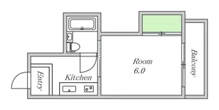 シティハイツ福島【6階】の間取り