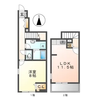 プロムナード倉敷の間取り
