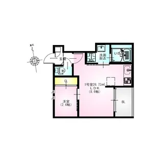 REGALEST ラルーチェ本厚木【2階】の間取り