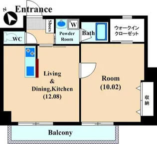 レモンハウスRS【2階】の間取り
