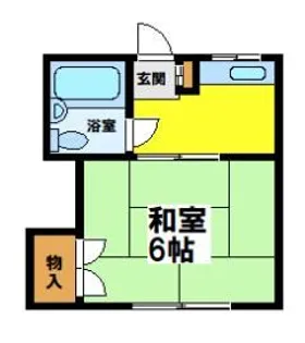 松林コーポ【2階】の間取り