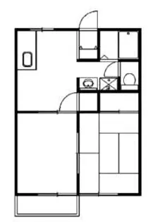 b’CASA熊谷VIIIre-born【1階】の間取り