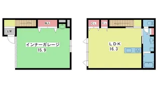 大阪府豊中市豊南町西4【一戸建】の間取り