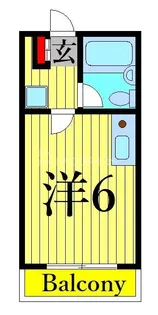 コーポエトランゼII【2階】の間取り