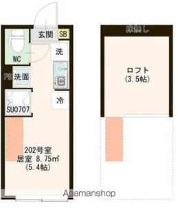 東京都杉並区和泉1【アパート】の間取り