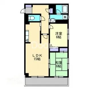 岡山県岡山市北区内山下1【マンション】の間取り