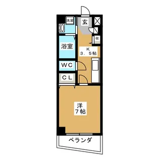 テンジンビル弐番館【1階】の間取り