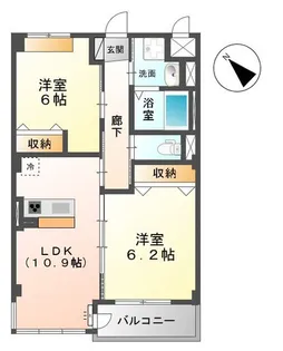 千葉県千葉市緑区あすみが丘4【マンション】の間取り