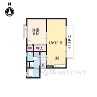 アラサンテコジマ【2階】の間取り