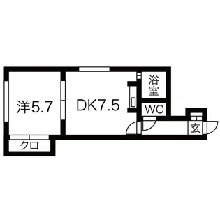 セレーナ南郷【3階】の間取り