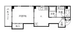 リベルテ押上【3階】の間取り