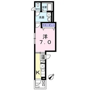 東京都大田区下丸子1【アパート】の間取り