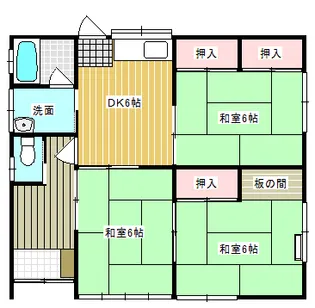 山形県寒河江市大字寒河江字石田【一戸建】の間取り