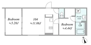 trias341【1階】の間取り