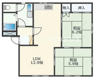 熊本県熊本市西区春日8【アパート】の間取り