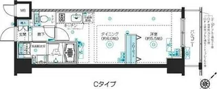 フェニックス新横濱クアトロ【10階】の間取り