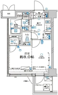 ディアレイシャス三軒茶屋【3階】の間取り