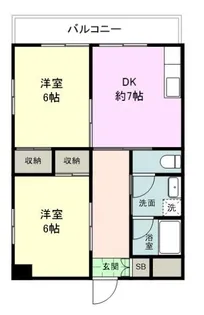 鹿沼ガーデン【3階】の間取り