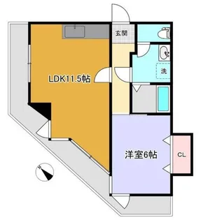 エーデルハイム【4階】の間取り