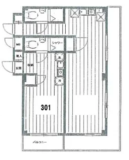 ハウザス小日向【3階】の間取り