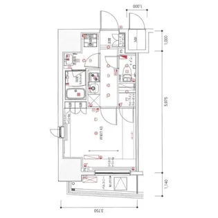 フェルクルールプレスト池袋ウエスト【2階】の間取り