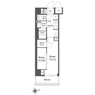 ブランシエスタ荻窪【2階】の間取り
