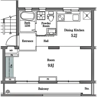 いろどりの杜【1階】の間取り
